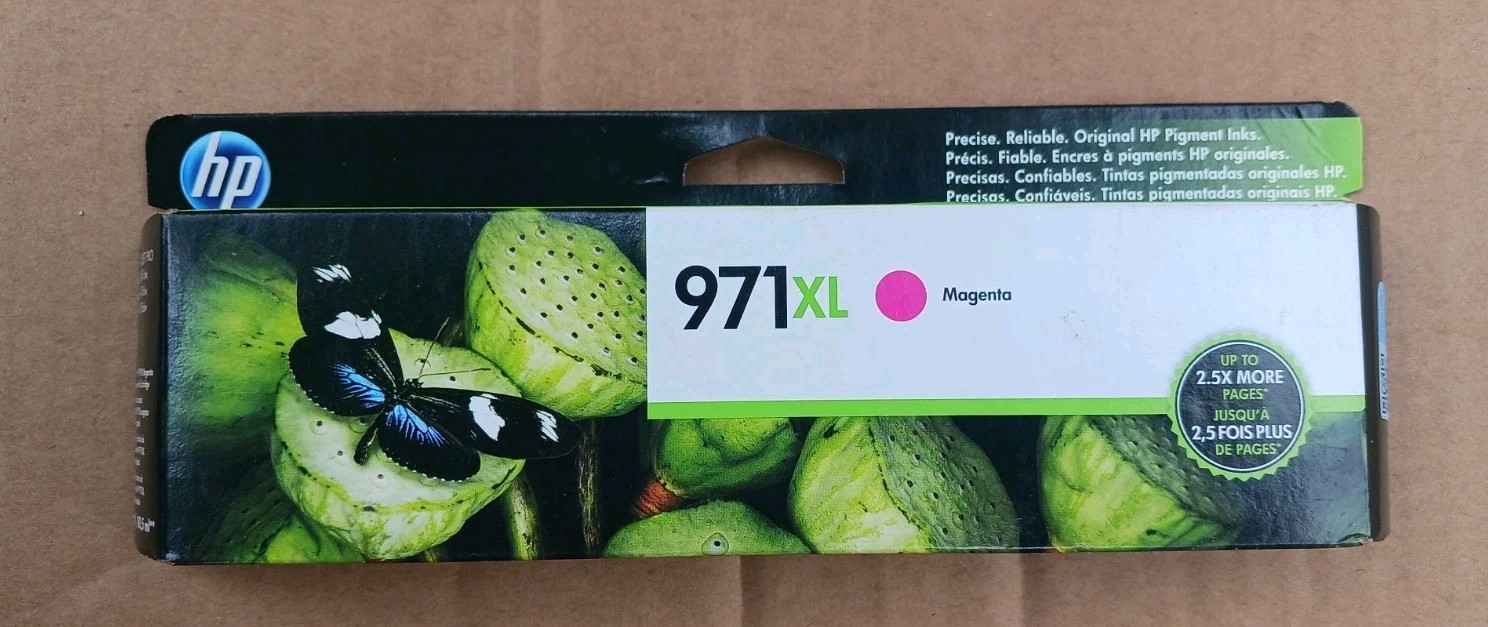 HP 971XL (CN627AM) Magenta High Yield Original Ink Cartridge