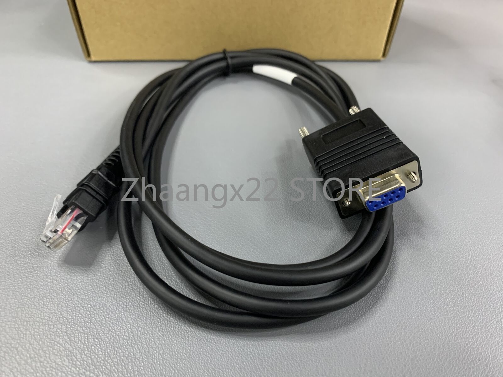 New RS232 DC12V 6.5FT 9-PIN Serial Cable 6.5FT For Zebra DS3678 LI3678 Scanner