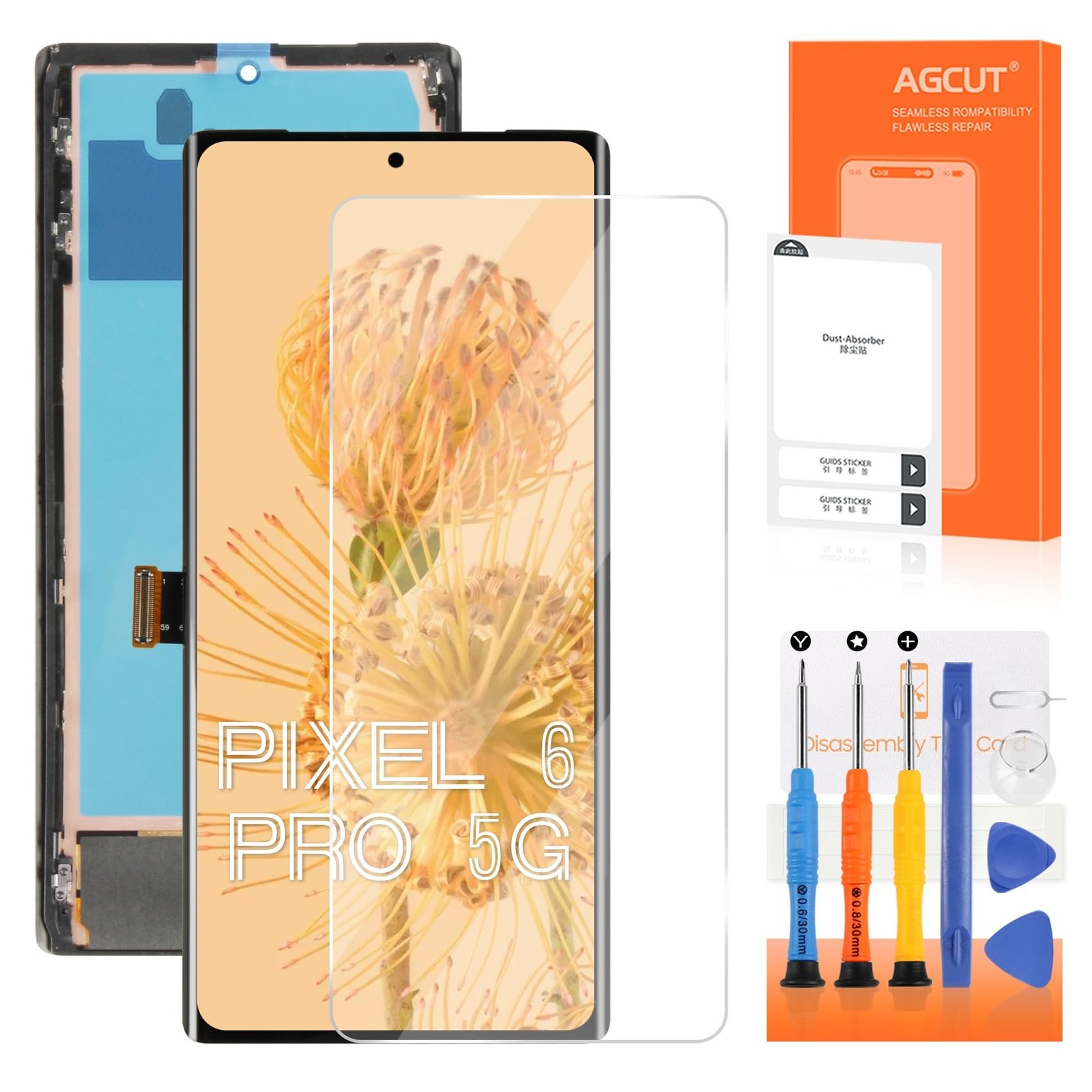 OLED for Google Pixel 6 Pro Screen Replacement for Pixel 6 Pro LCD Display GL...