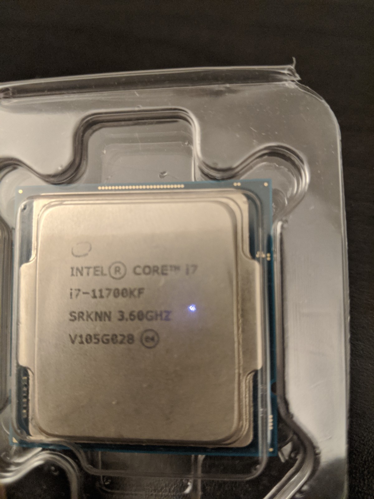 Intel Core i7-11700KF  8-Core 3.6 GHz  (max turbo 5.0 GHz) LGA 1200 processor