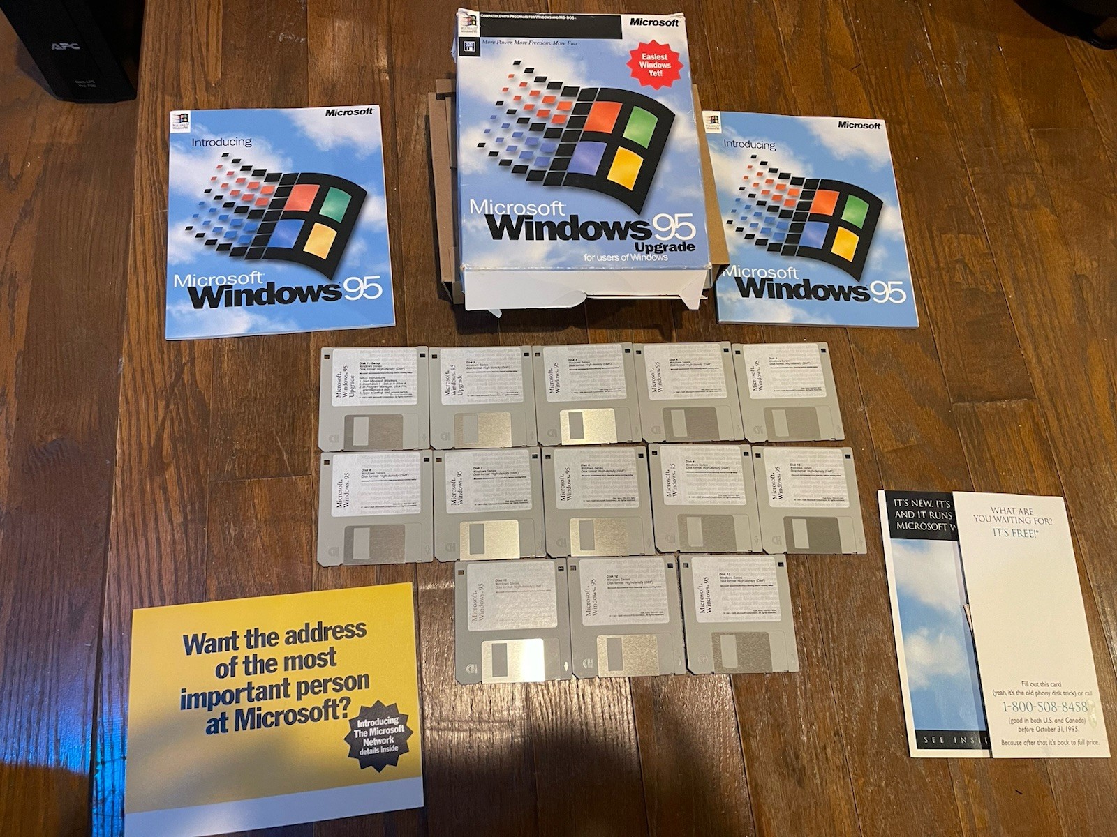 Microsoft Windows 95 Upgrade for Windows and DOS 3.5'' Floppy Disks