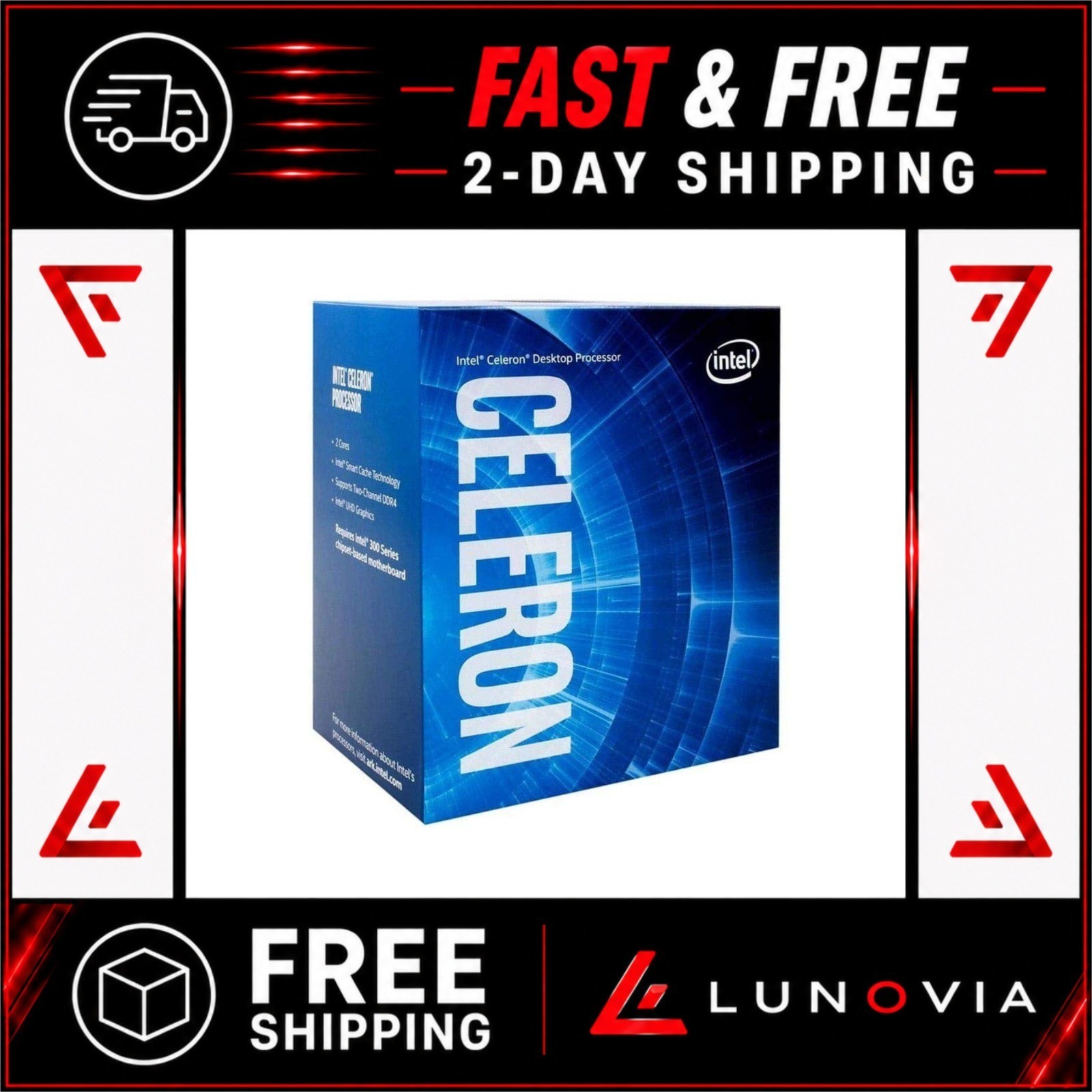 Intel Celeron G5900 3.4 GHz Dual-Core LGA1200 Desktop CPU