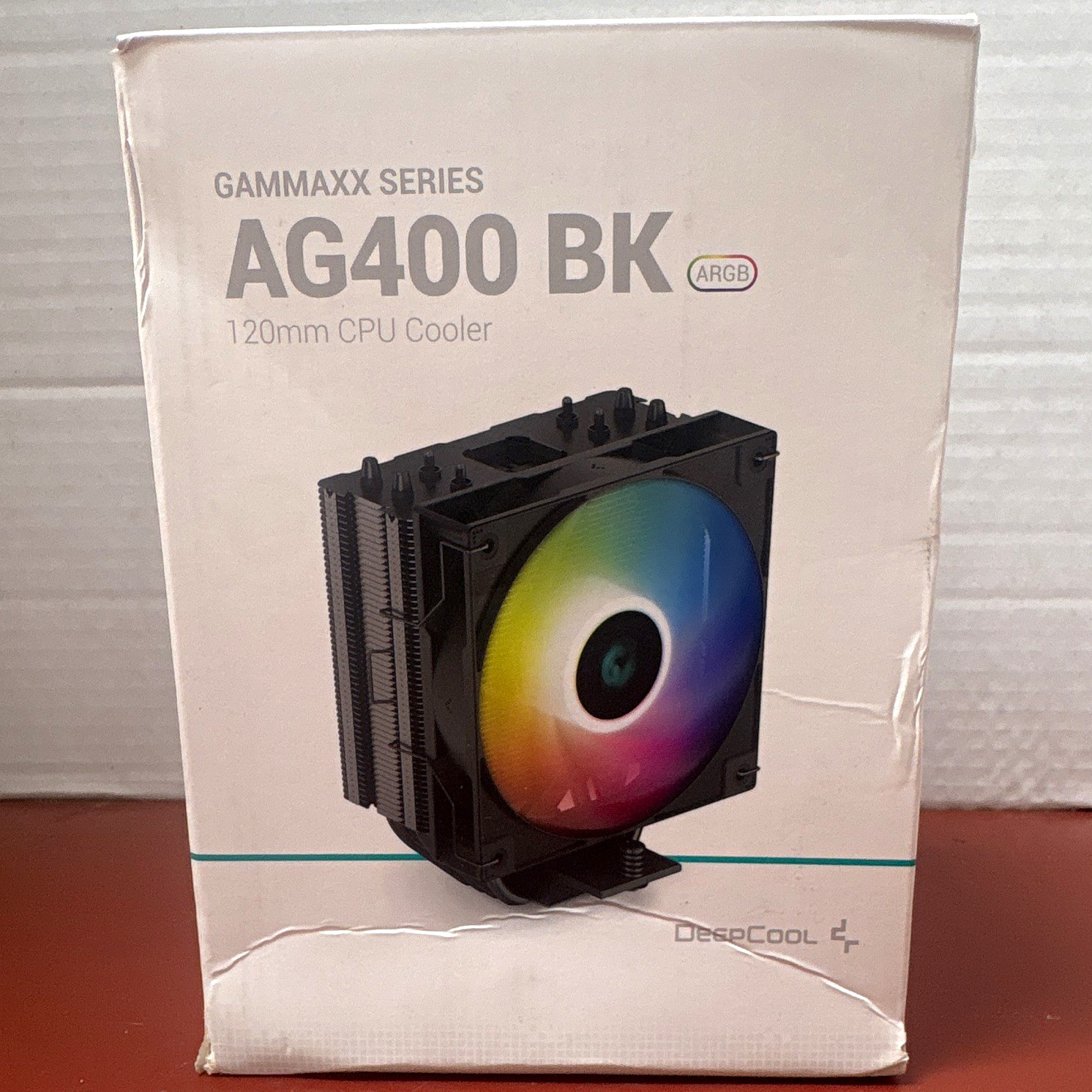 Deepcool GAMMAXX AG400 BK ARGB 120mm Tower CPU Cooler 4-Pin Hydraulic