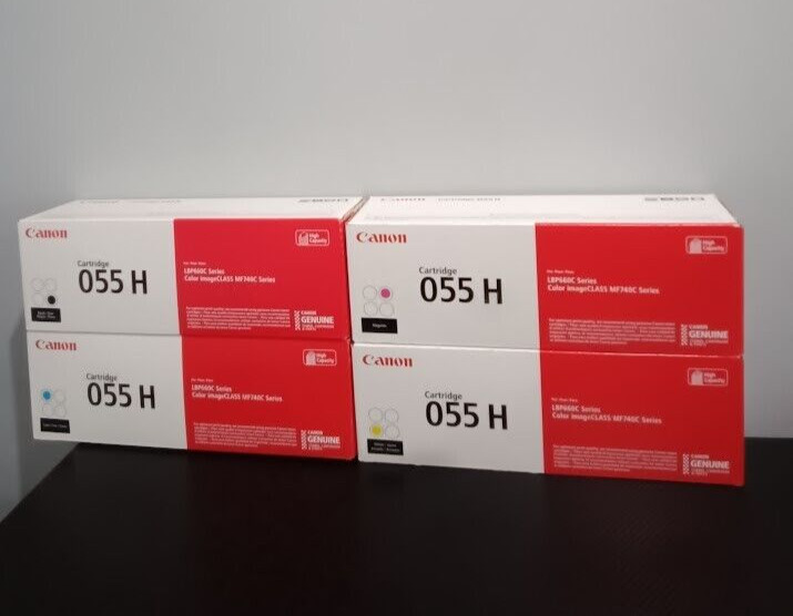 Canon 055H Complete CMYK Toner Set Canon ImageCLASS LBP664Cdw