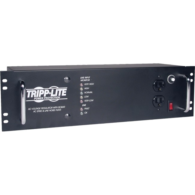 Tripp Lite 2400W 120V 3U Rack-Mount Power Conditioner with AVR