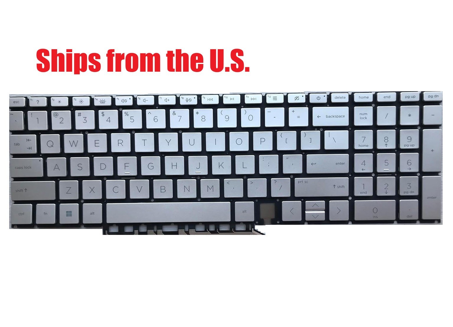 For HP Envy 17t-cg100 US Silver Keyboard Original New Backlit