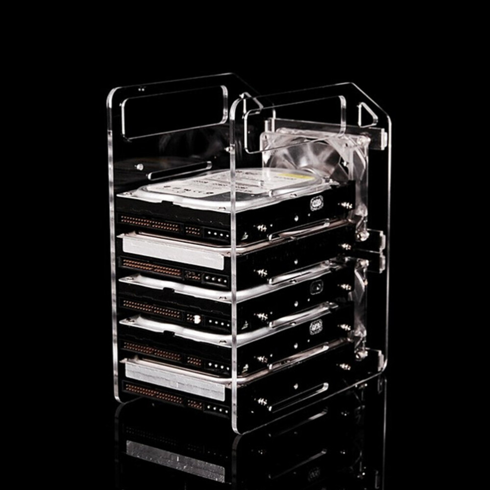 Shelf Computer Storage Rack Hard Disk External Drive Enclosure