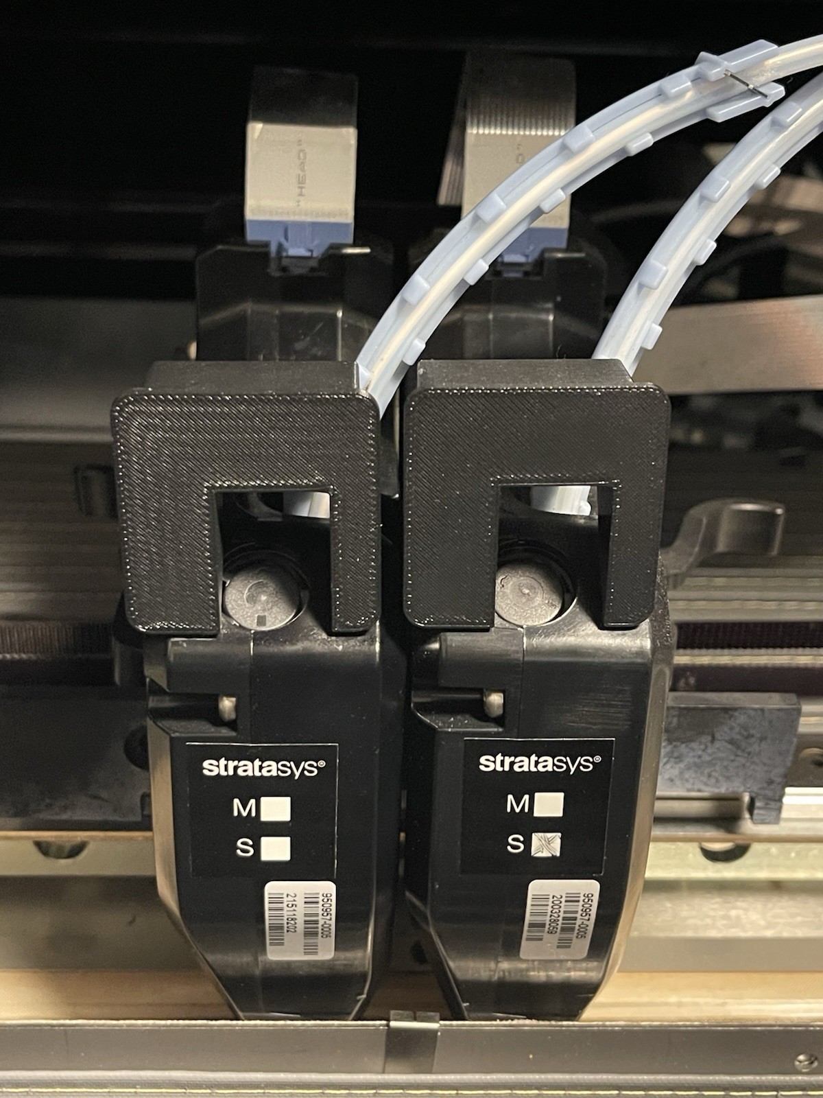 Stratasys F123 F270 Head Pair Model + Support Pulled From Working Printer Tested