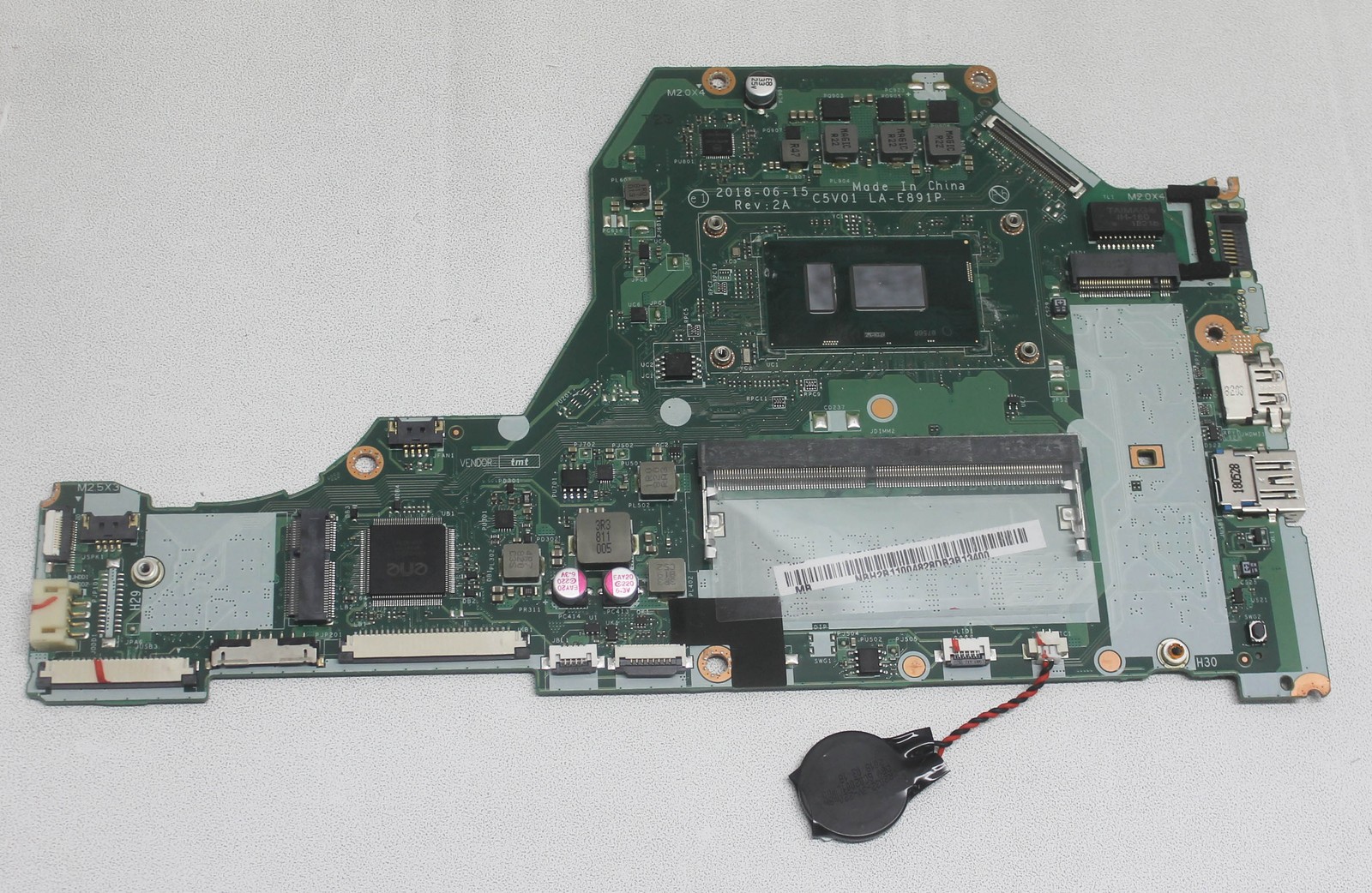 NB.H2B11.004 Acer Motherboard Intel Core 1.6Ghz Aspire A315-53 Series"GRADE A"