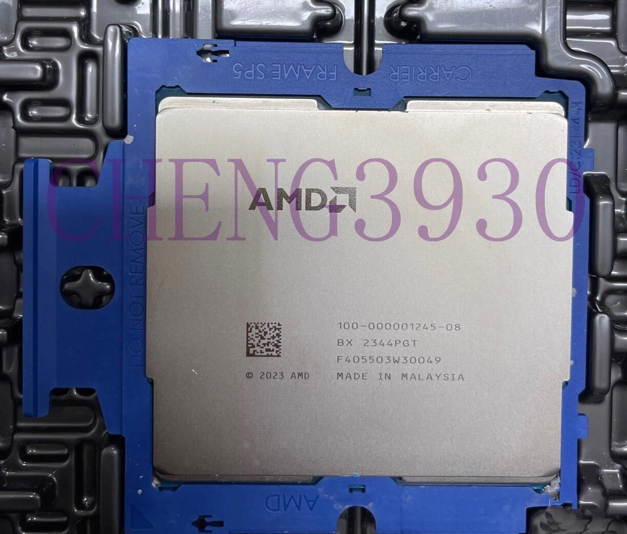 AMD EPYC 9755 ES ZEN5 TURIN SP5 128 core 1.9-2.7GHz L3 512M server CPU processor