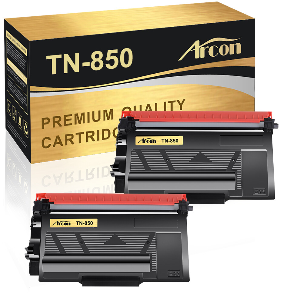 2x Black TN850 Laser Toner Compatible with Brother TN-850 HL-L6400DW HL-L6400DWT