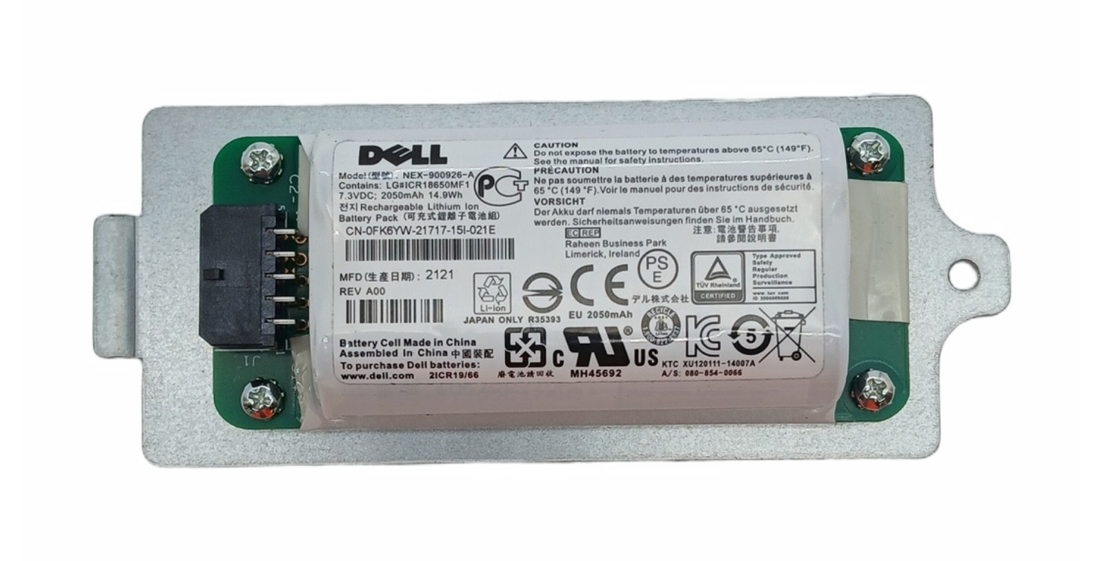 Dell EqualLogic NEX-900926 Battery Module Type 15 Controller