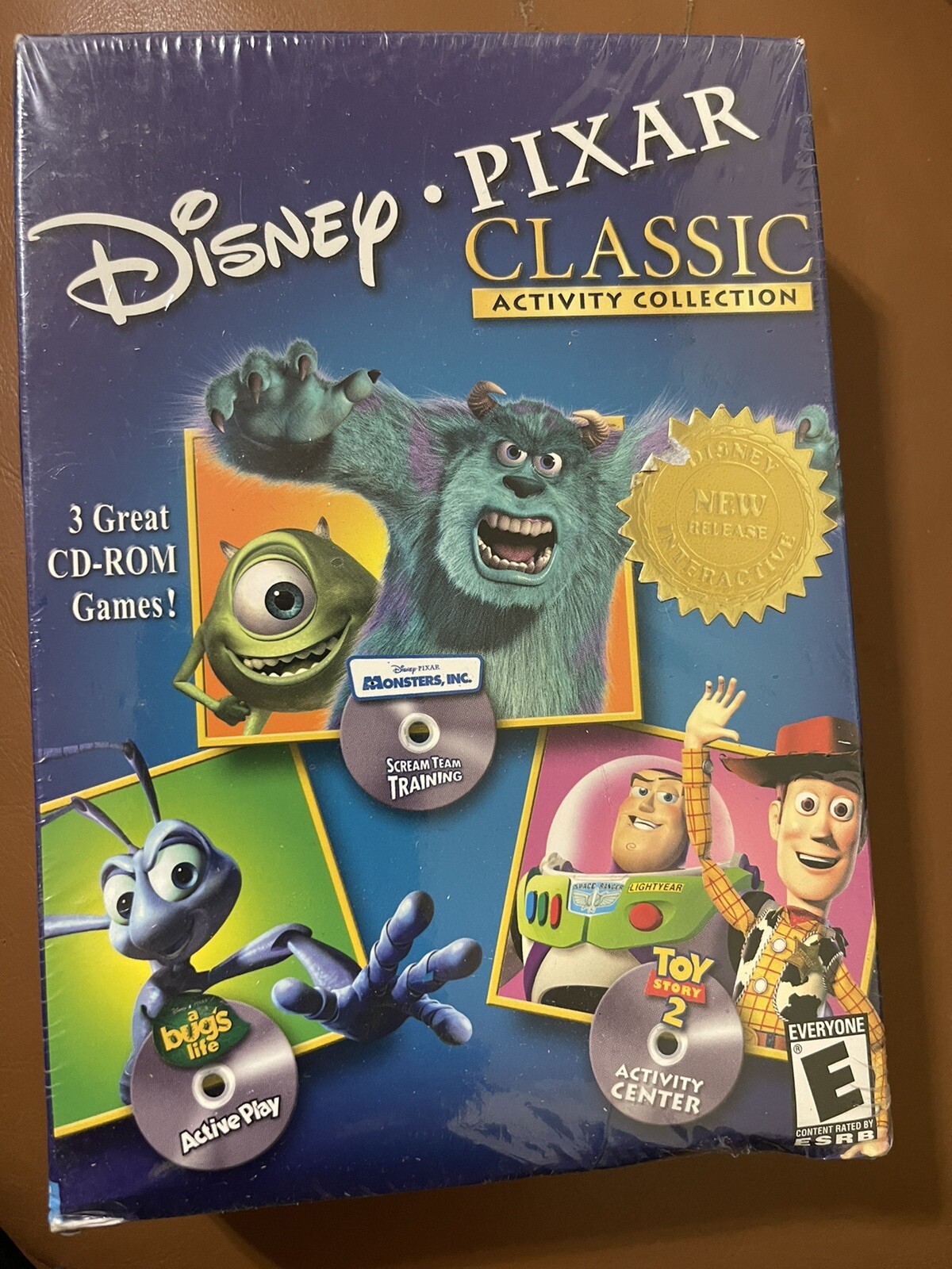 Disney Pixar Classic Activity Collection: 3 CD-ROM Games, unopened, shrink-wrap