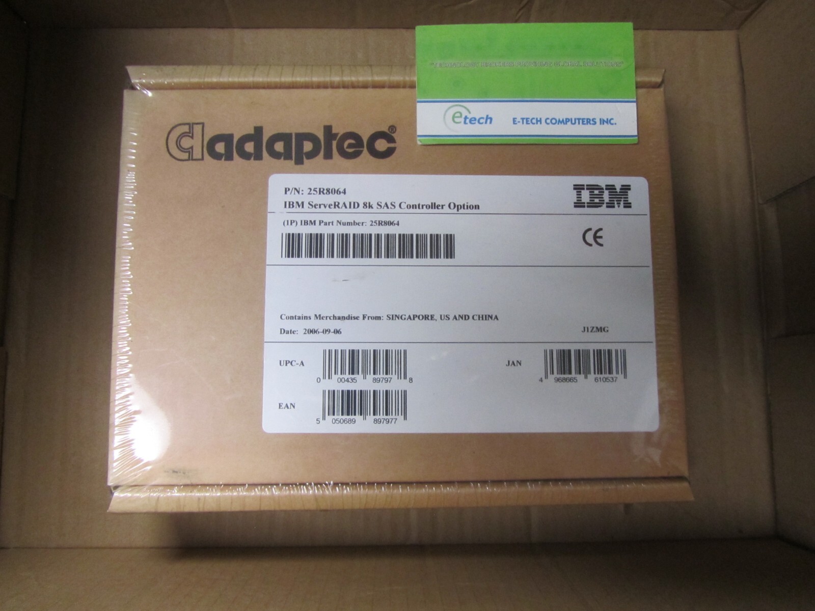 25R8064 - IBM SERVERAID-8K SAS CONTROLLER