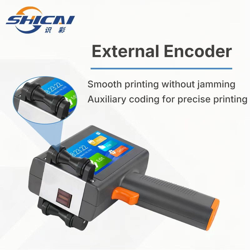 Handheld Inkjet Printer 12.7mm Fast Drying Date QR Print