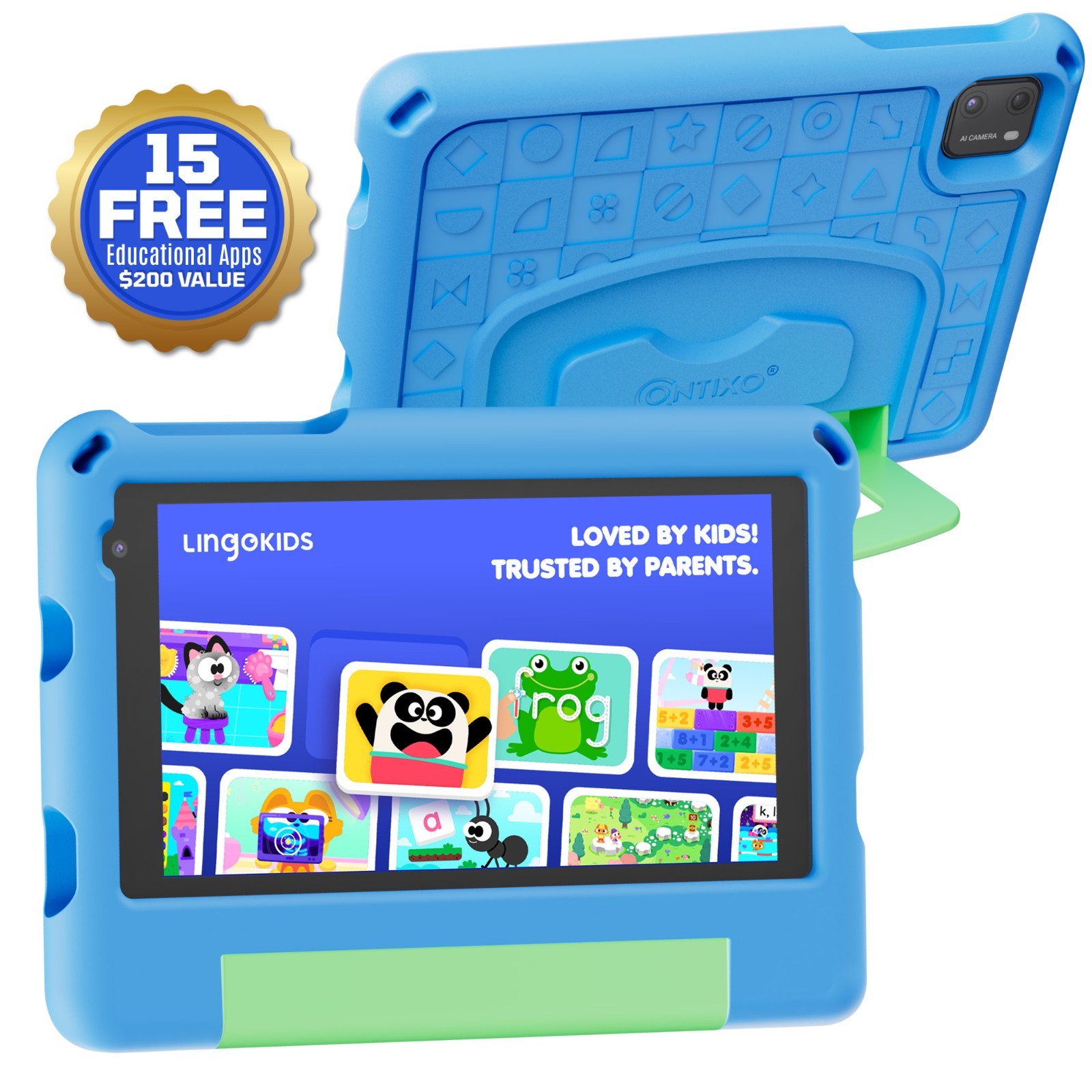 Contixo Contixo A7 Kids Tablet With 14  Apps, Lingokids & Epic, 7" HD Screen