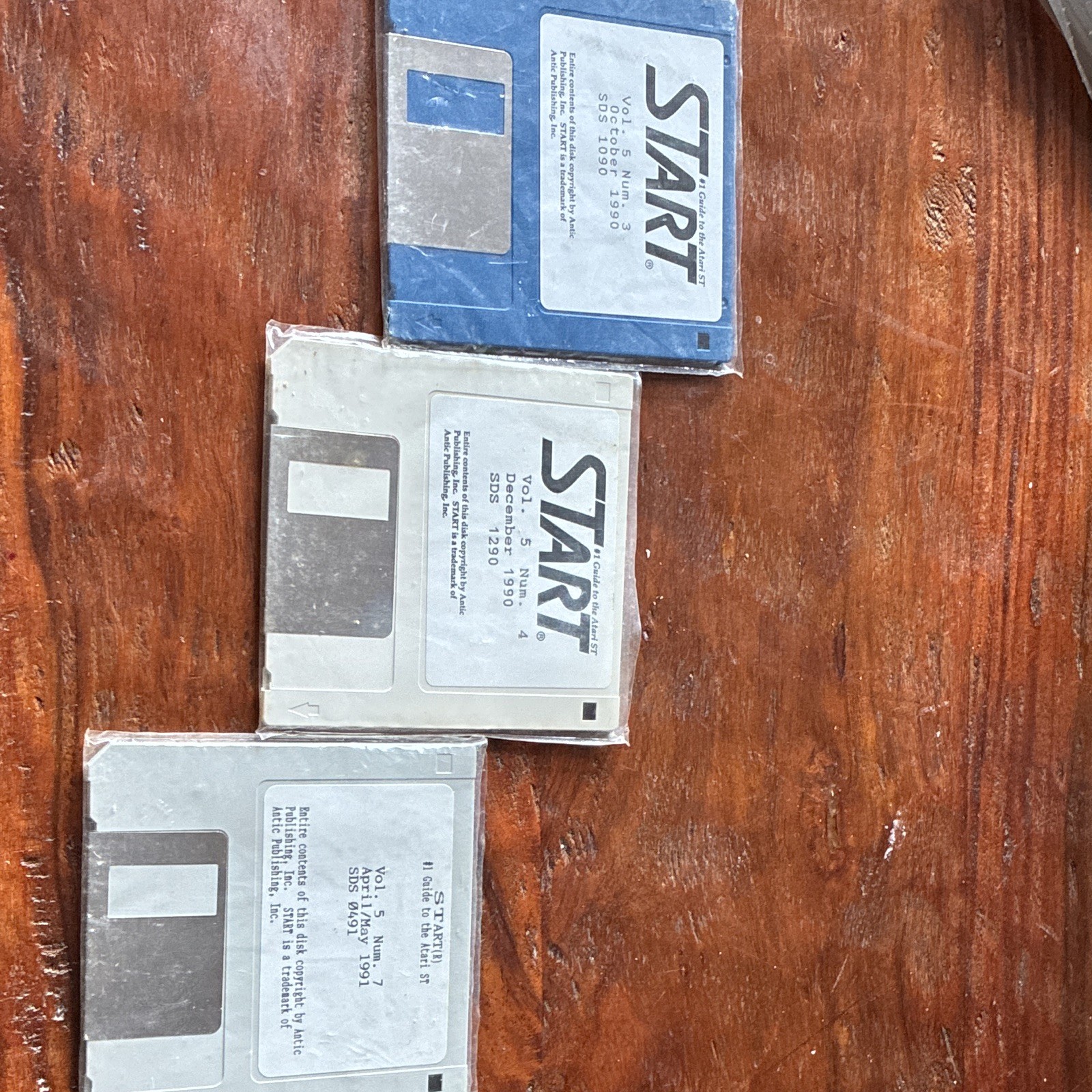 START Atari ST Guide 3.5" Floppy Disk DS/DD Double-Sided 1990 SDS 1090 1290