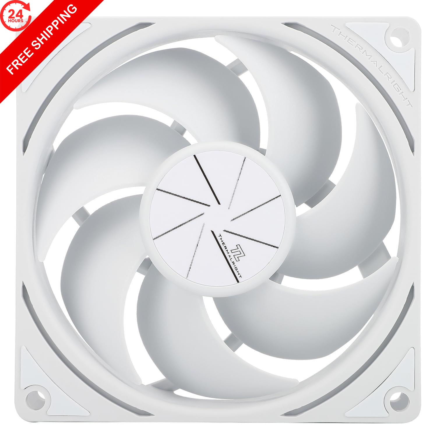 Thermalright TL-P9W CPU Fan, Computer Case Cooling Quiet 4PIN PWM PC