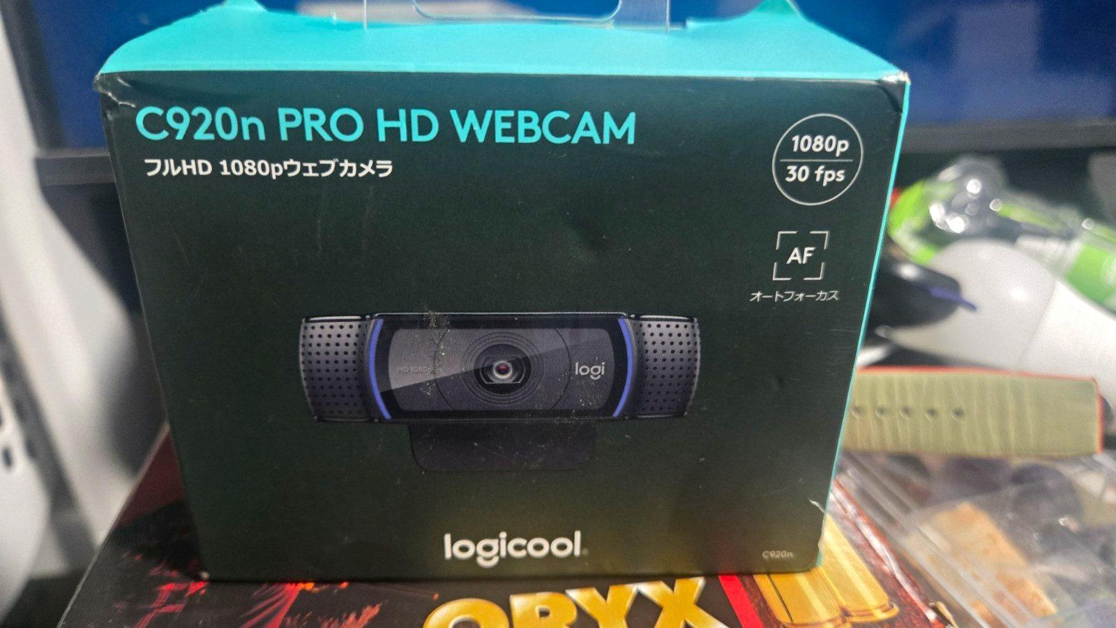 Logicool C920n Pro HD Webcam 1080p 30fps Autofocus Built-In Mic USB-A Black
