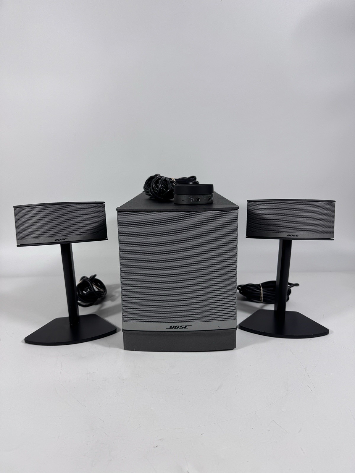 Bose Companion 5 Multimedia Speaker System w/ Control Pod – Black & Silver