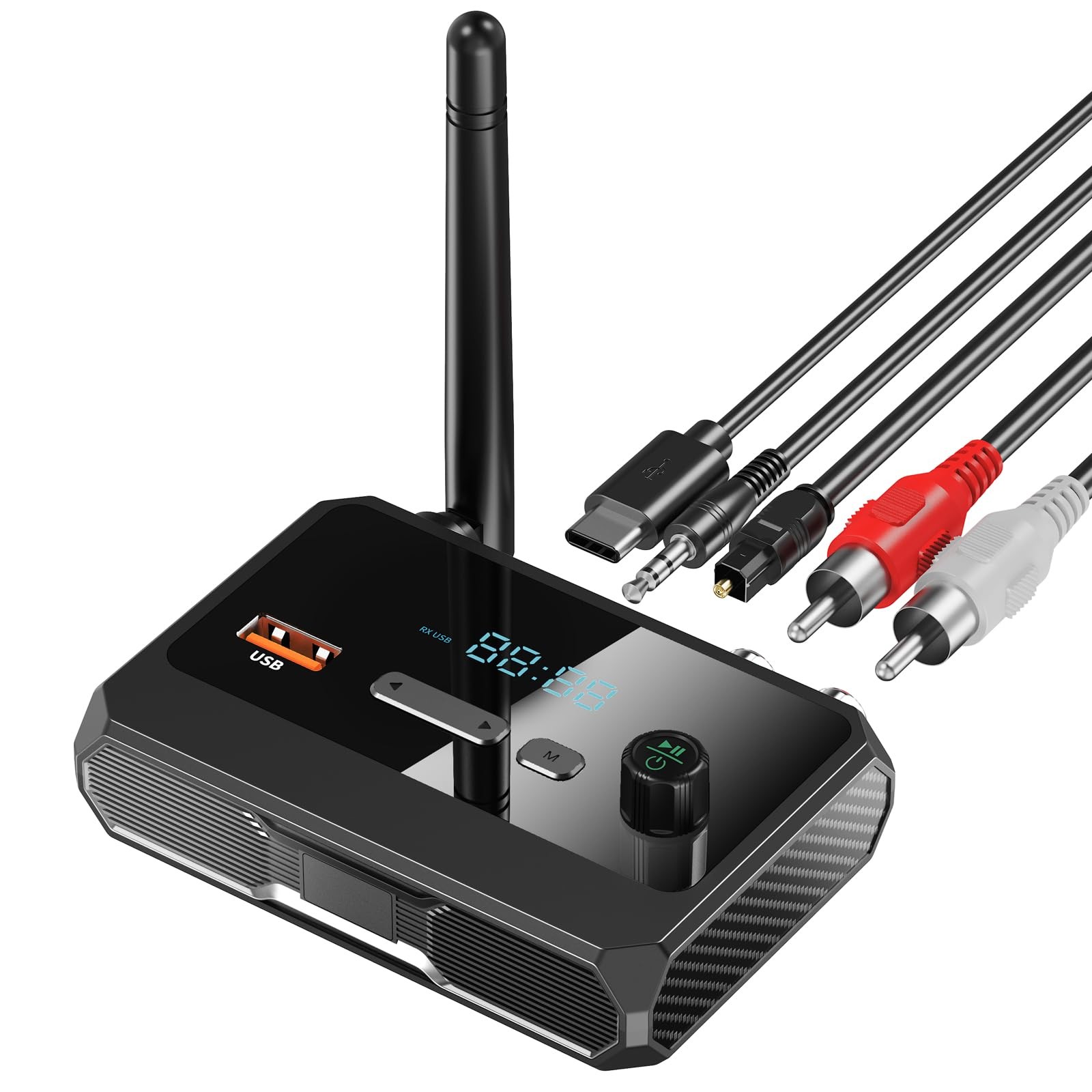 5.3 Transmisor Receptor Inalambrico Bluetooth Adaptador Recividor De Audio Bluet