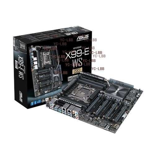 Asus x99-e ws/usb3.1 motherboard lga2011-v3 ATX ddr4 and I/O shield DDR4 XMP SLI