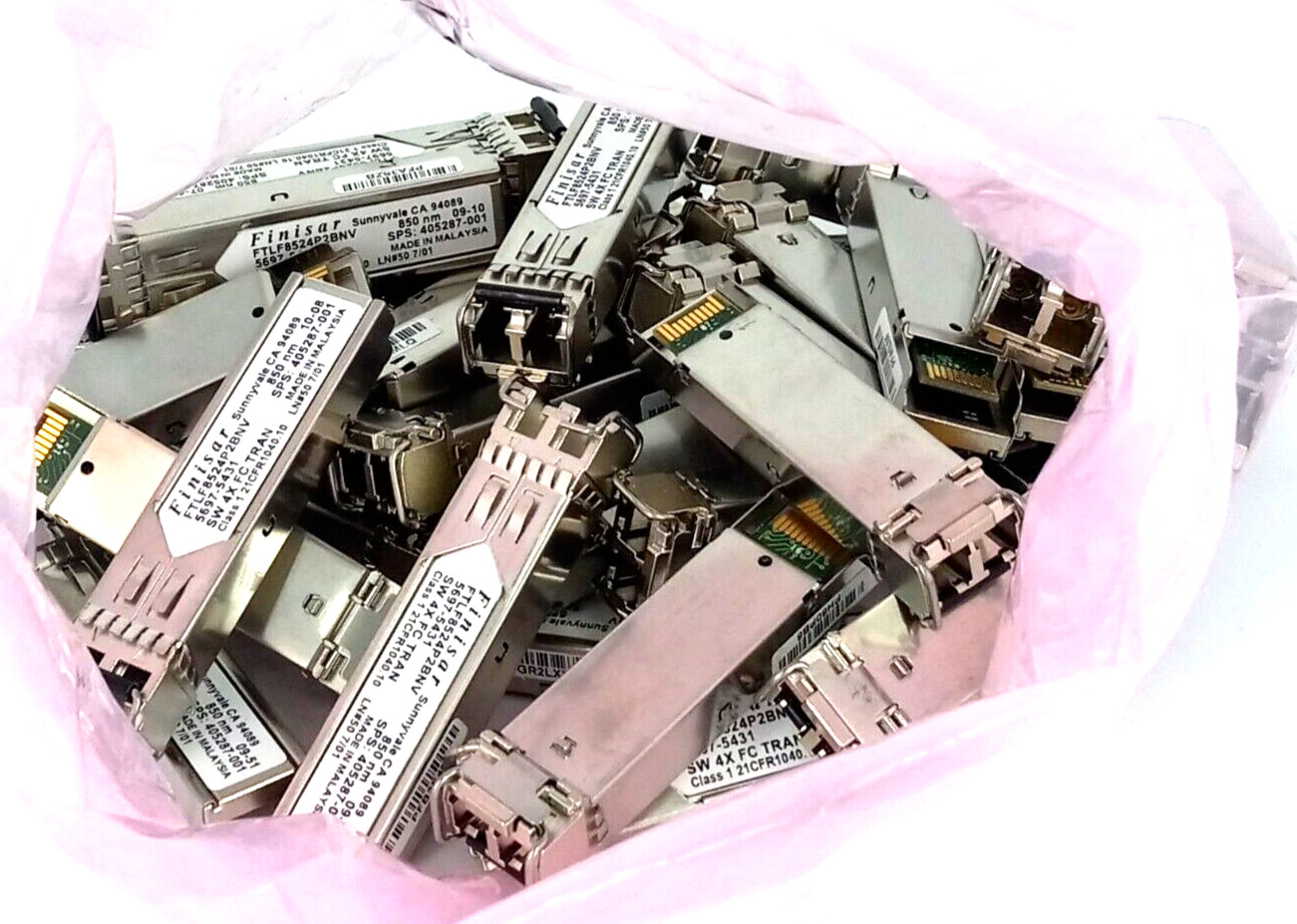 *Lot Of 40* Finisar FTLF8524P2BNV 4G SW SFP Transceiver Modules
