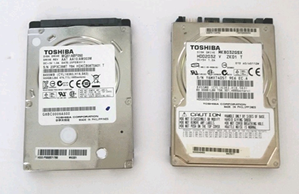 Two HDD hard drive 2.5 sata