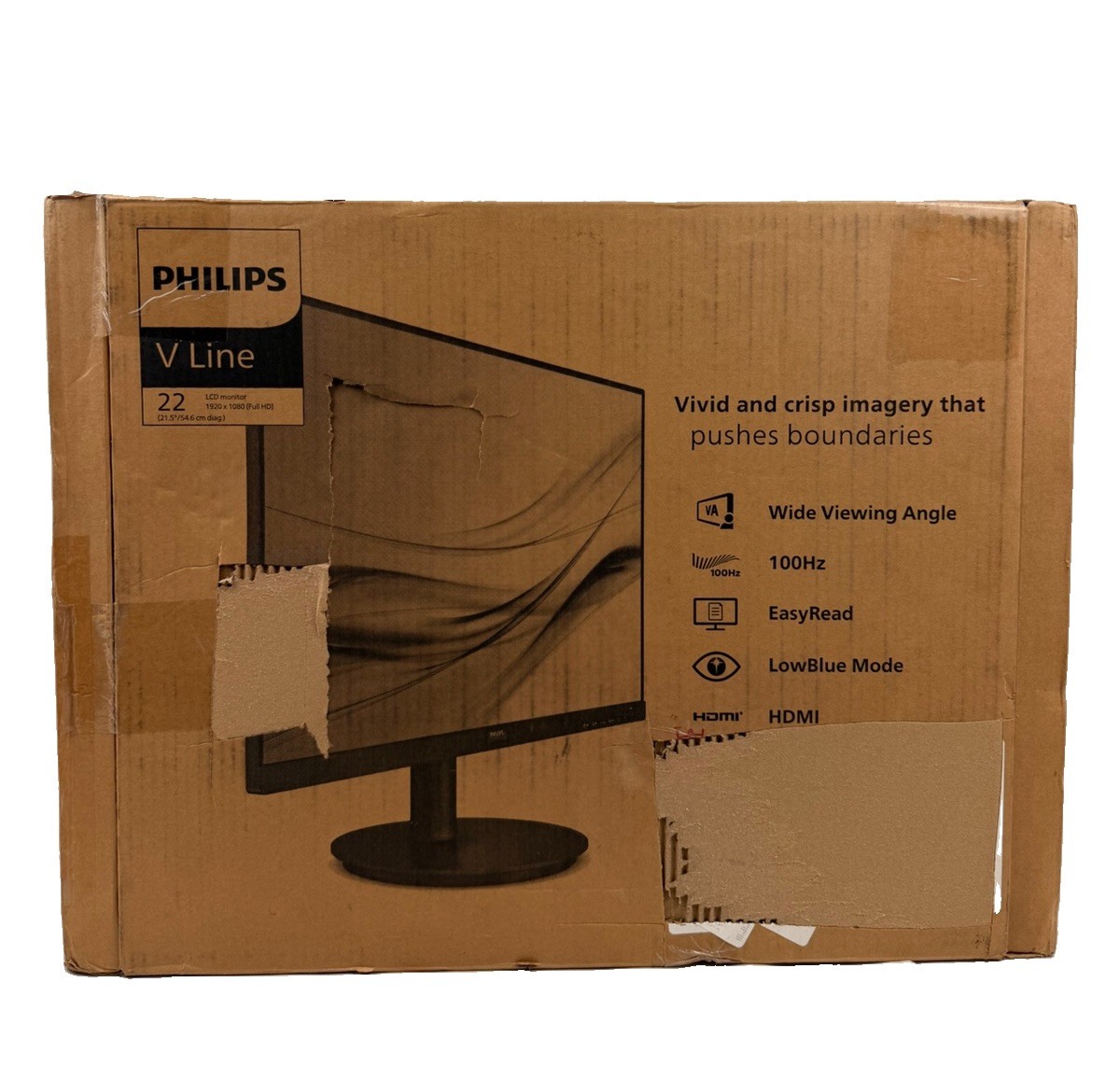 Philips 22” V Line Monitor 221V8 Full HD 100Hz HDMI  | New Open Box