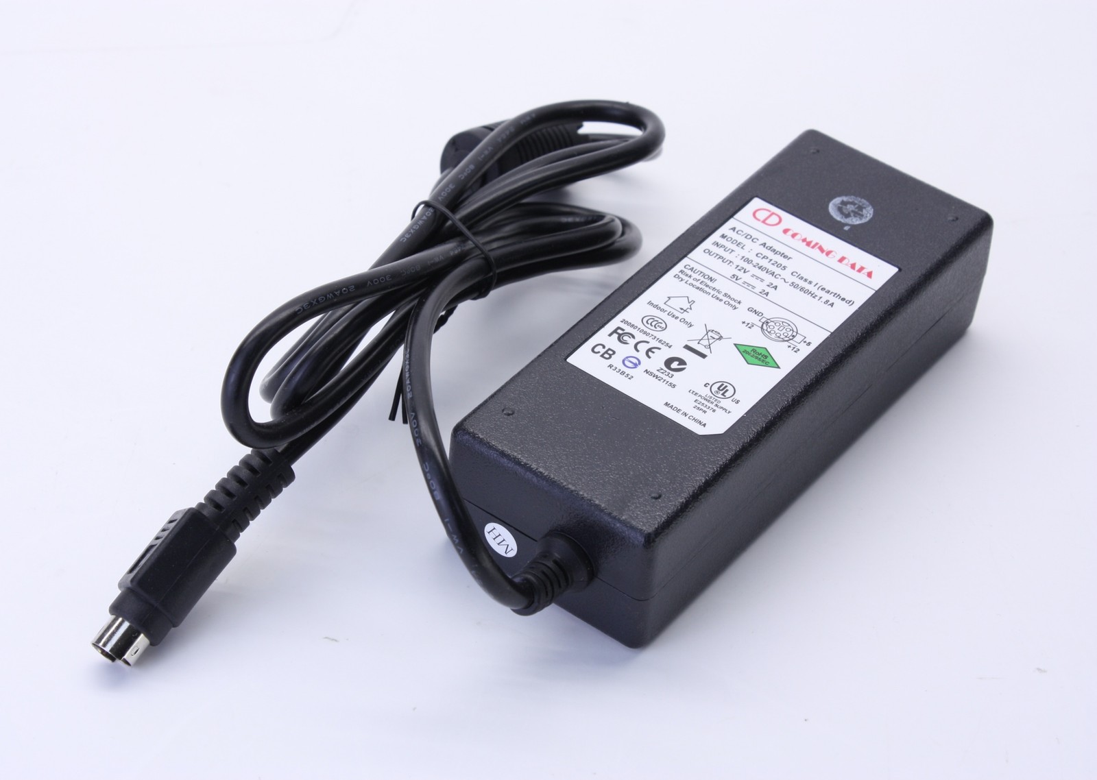 New 6-Pin CD Coming Data AC/DC Adapter CP1205 12V 2A