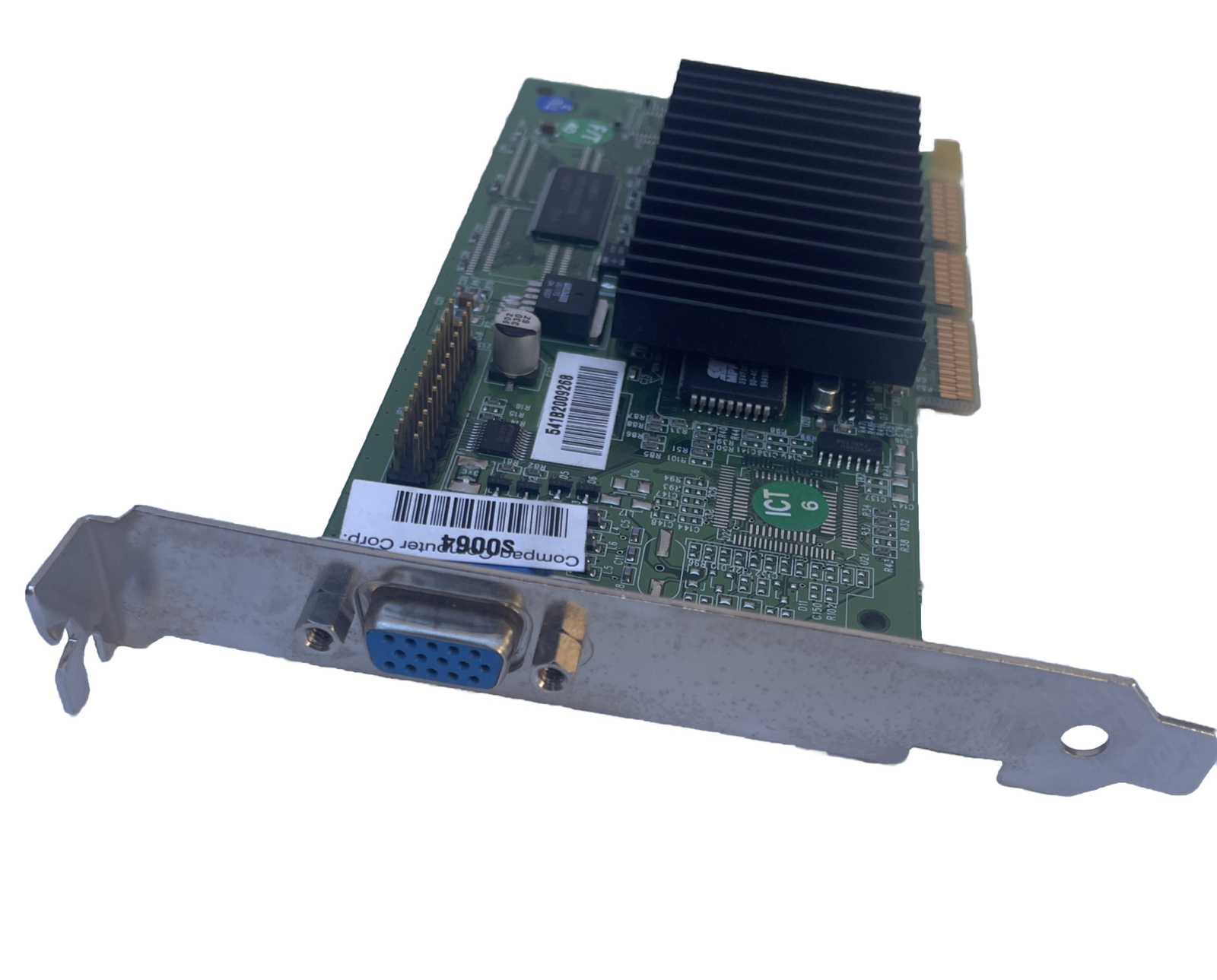 Nvidia AGP Card CPQ 180-P0009-0000-C00-8, -16 Pro Graphic 179250-002 VGA