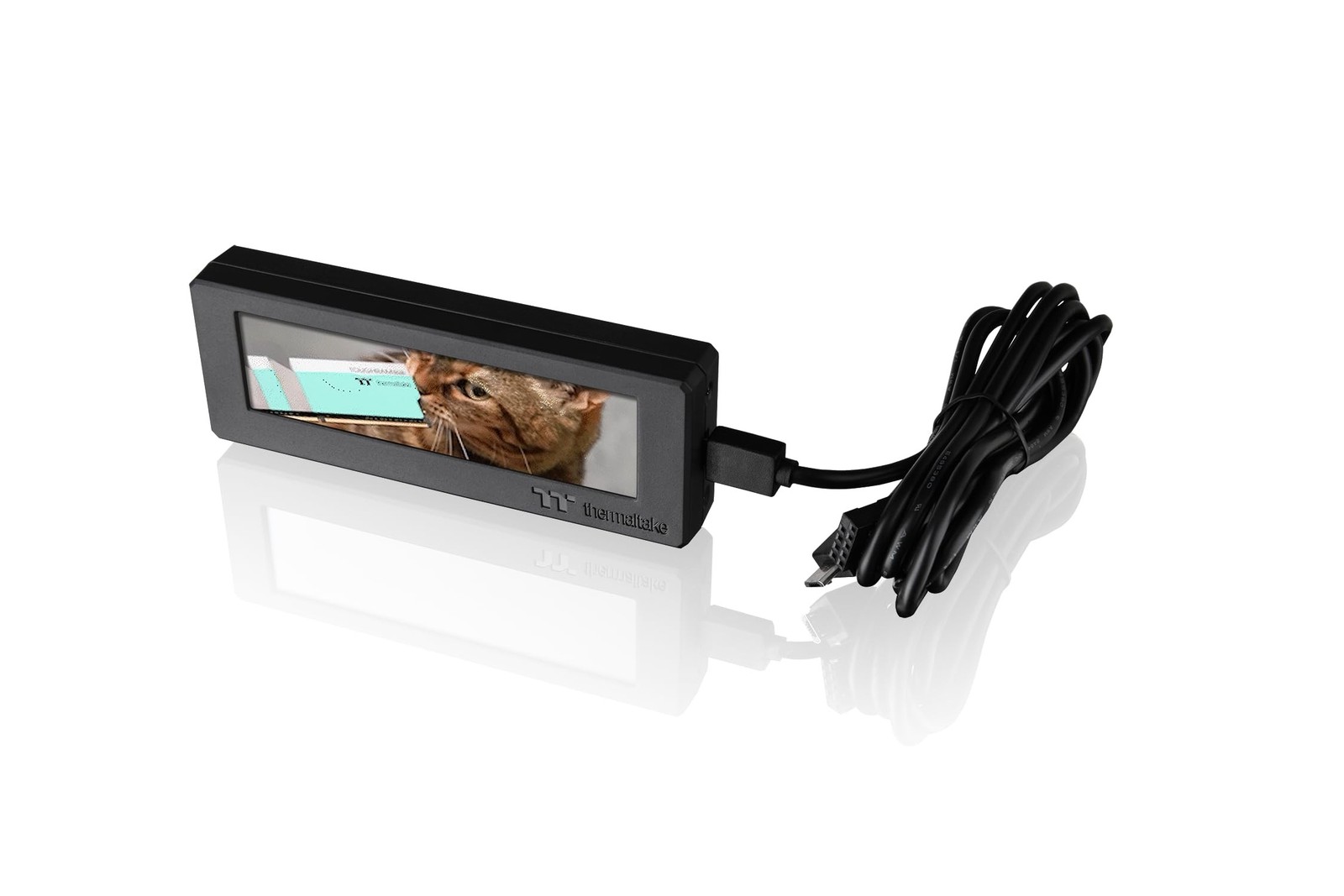 Thermaltake Tower 300/600 Series LCD Panel Kit; 3.9" LCD Display; Supported b...