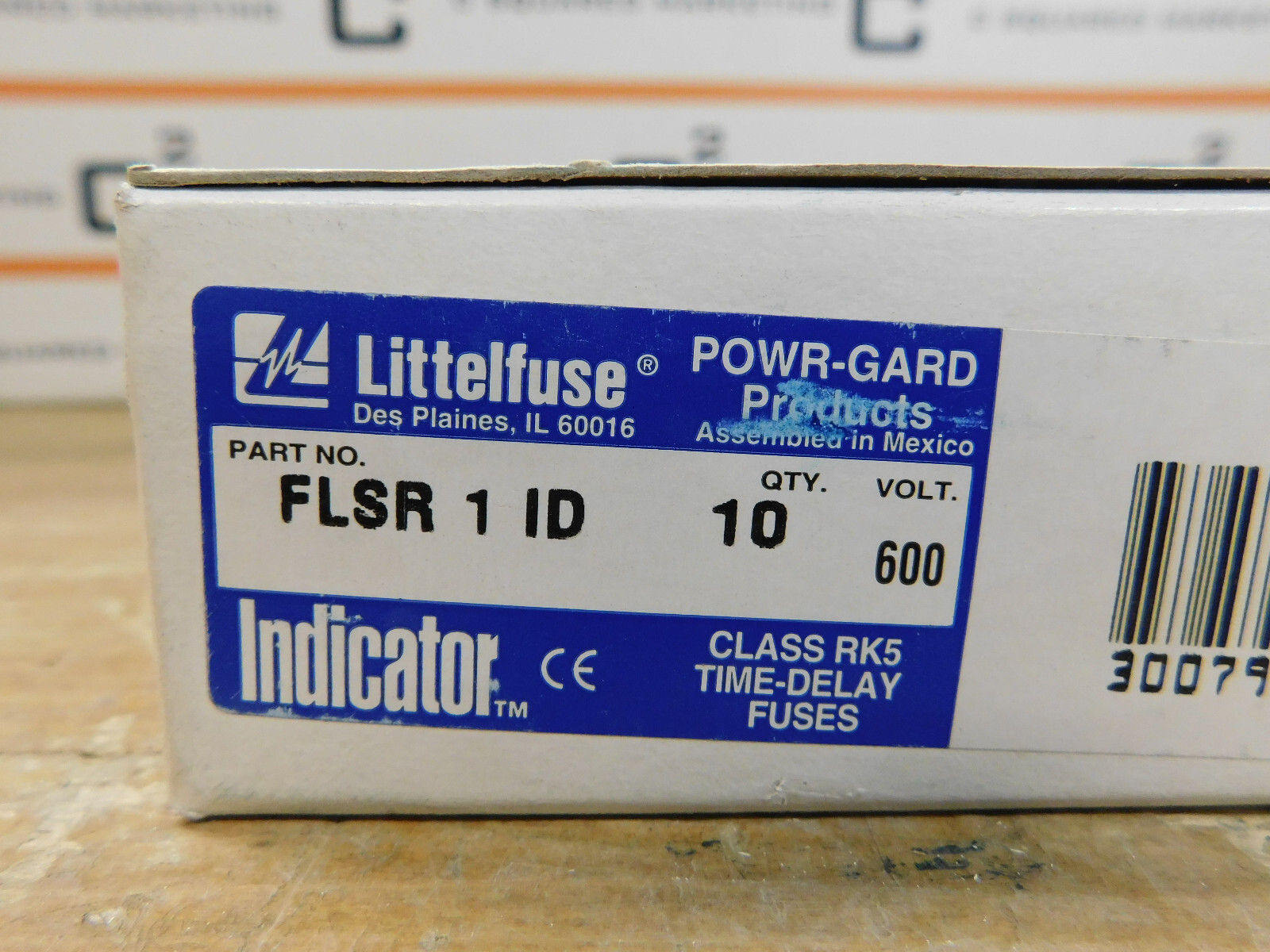 Littelfuse FLSR 1 ID Class RK5 Time Delay Fuse FLSR1ID BOX OF 10 NEW CSQ