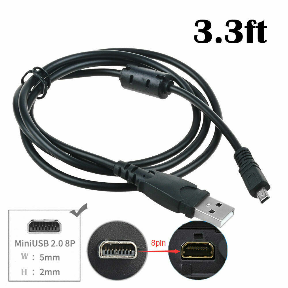 Fite ON USB Data Sync Cable Cord Lead For Nikon SLR D5200 D5300 Digital CAMERA