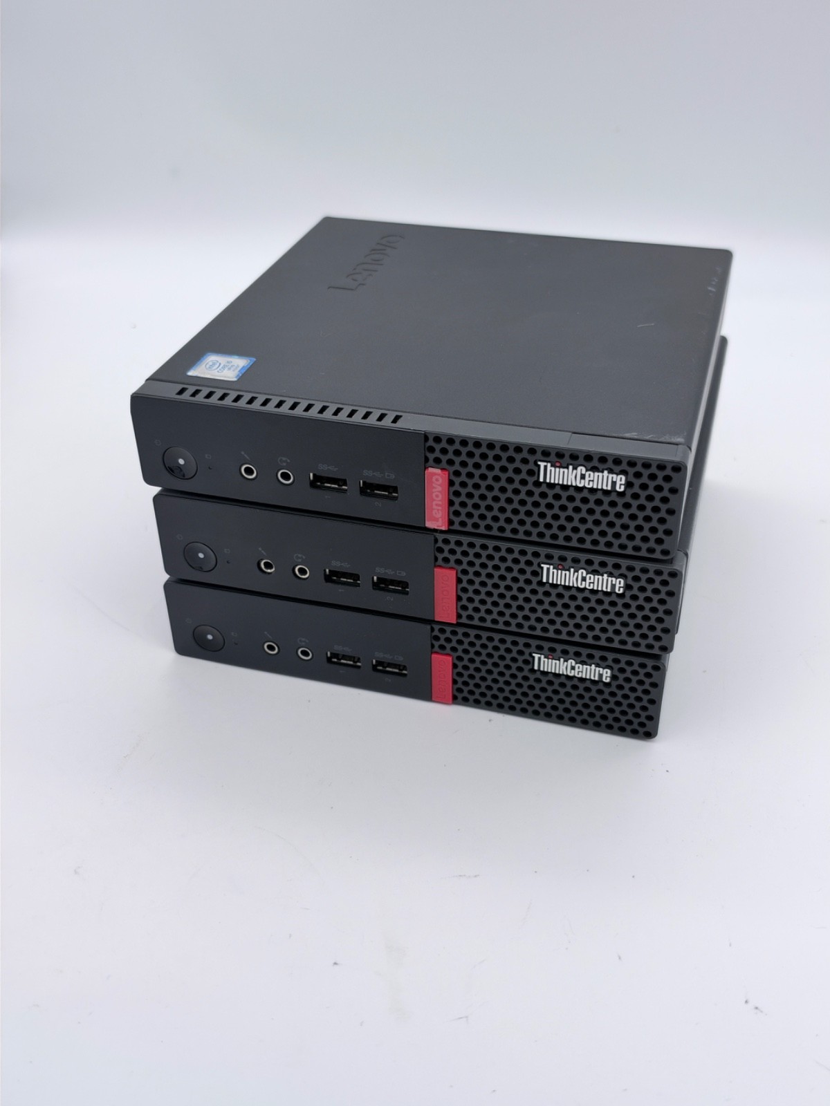 3 Lenovo ThinkCentre M910q Mini Desktop PC i5-7500T 8GB RAM 256GB SSD NO OS