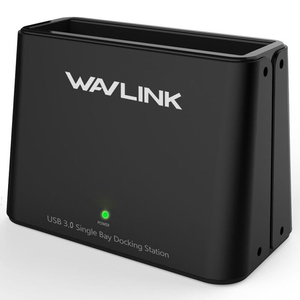 WAVLINK USB 3.0 to SATA External Hard Drive Single Bay Docking Station 2.5/3.5