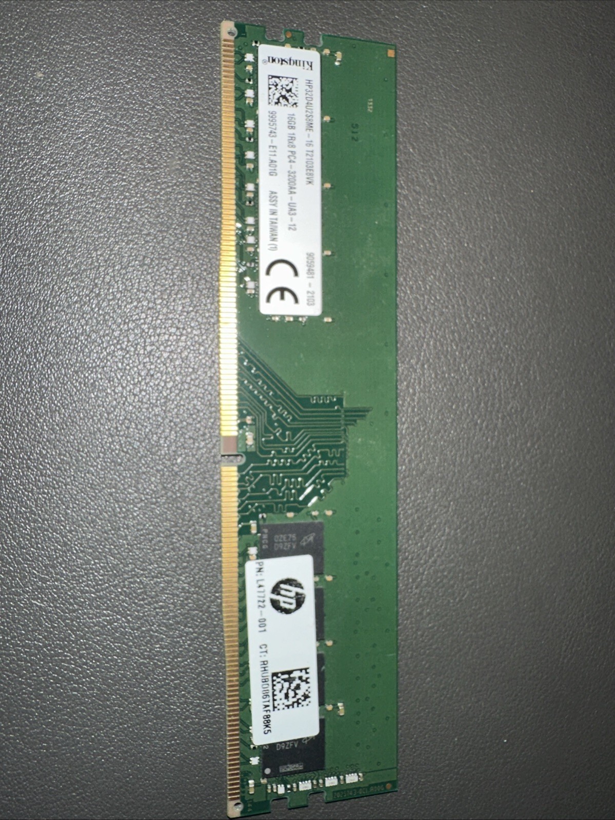 Kingston 16GB 1Rx8 PC4-3200AA