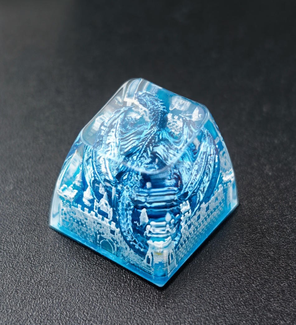 New Handmade Key Cap For Cherry MX Mechanical Resin Artisan Keycaps 1U Backlit