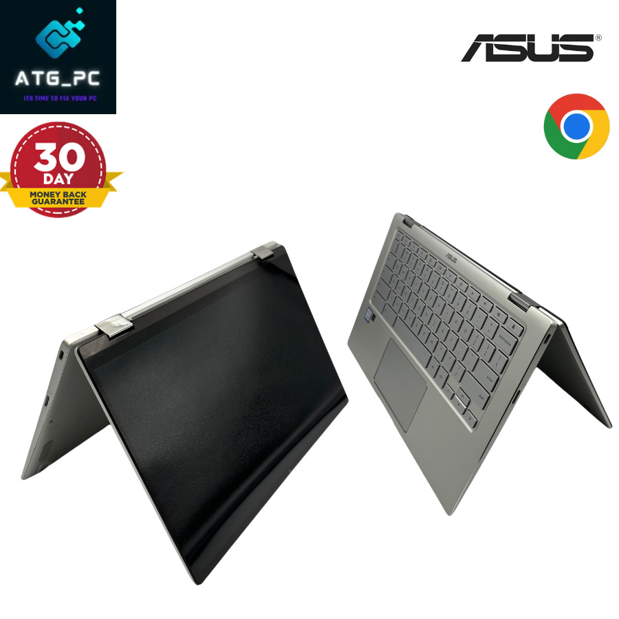 ASUS Chromebook Flip C433T Touch Laptop M3-8100Y 4GB RAM 64GB eMMC + AC