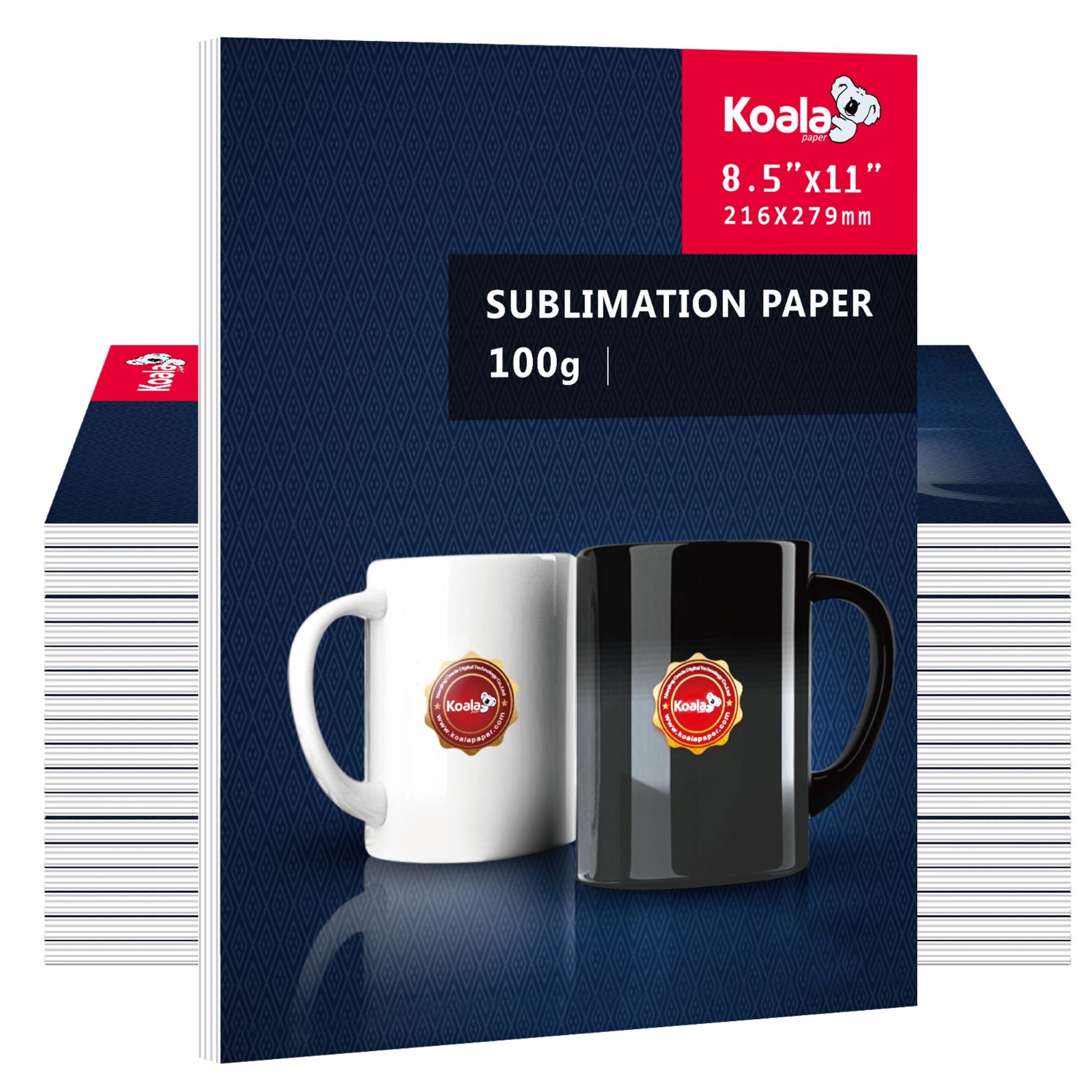 Koala Sublimation Paper 8.5x11 1000 Sheets Inkjet DIY Sublimation Blank T-shirts