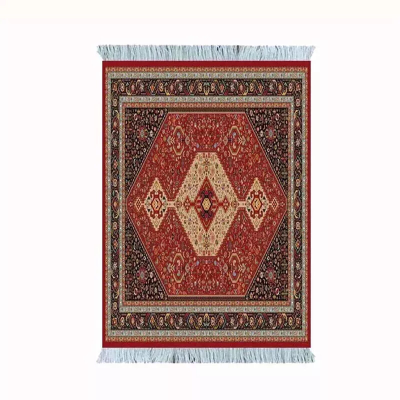 Carpet Mouse Mat Pad Persian Style Woven Rug Pad Rubber Gift for Computer Tablet