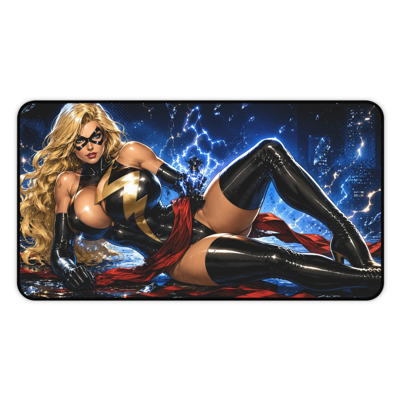 Ms. Marvel Mouse Pad, Marvel XXL Gaming Desk Mat, Keyboard Pad
