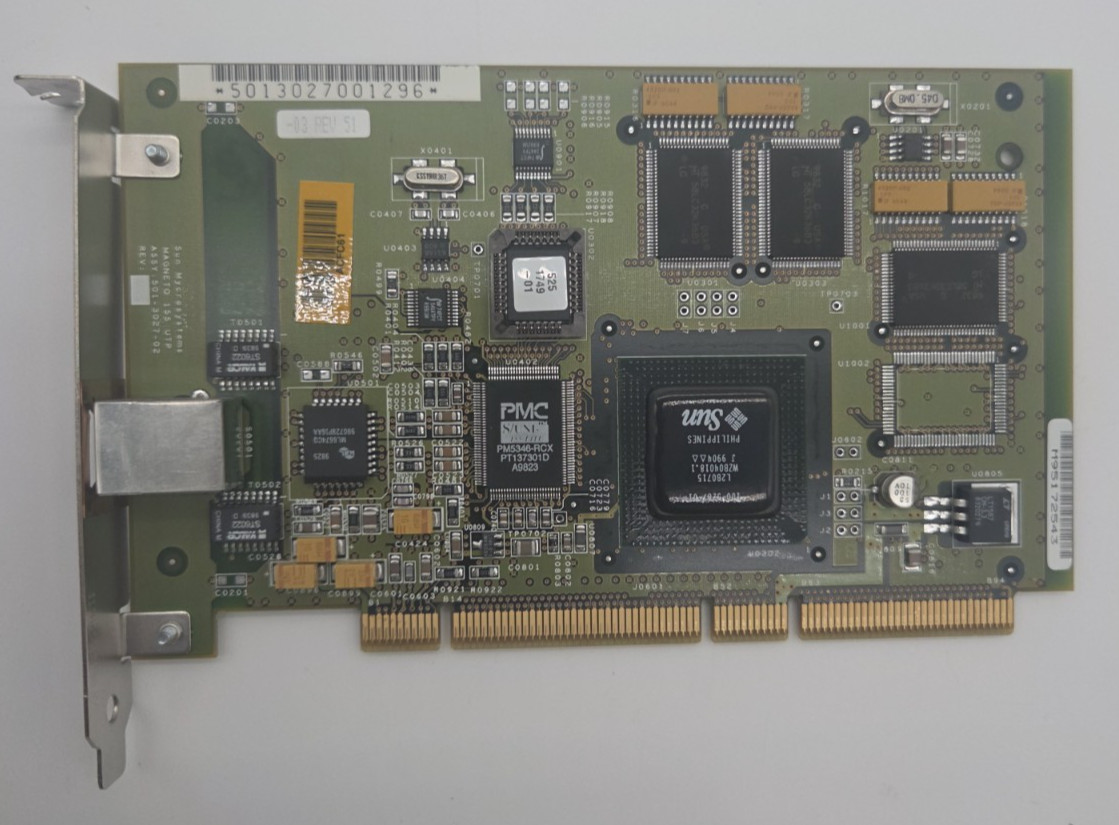 Sun Microsystems 501-3027 X1158A SunATM 155/UTP PCI ATM Network Adapter Card