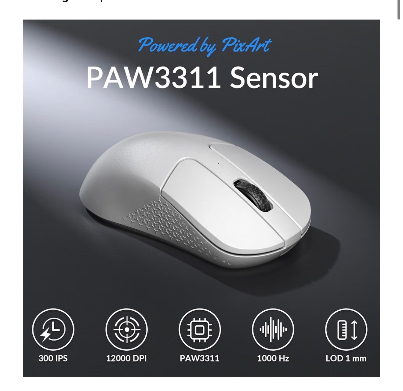 KEYCHRON M3 MINI 4K WIRELESS BLUETOOTH 5.1/2.4 GHZ/WIRED OPTICAL MOUSE, -  WHITE