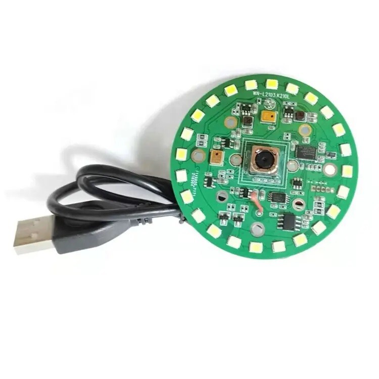5MP 30fps Autofocus USB Camera Module with Digital Microphone Touch Control LED