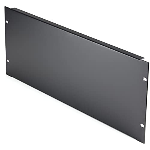 StarTech 4U Blanking Panel for 19in Server Rack, Steel Filler (RKPNL4U)