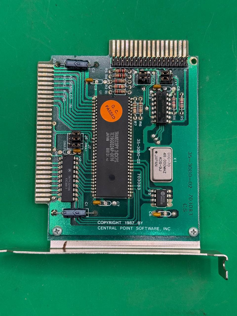 Central Point Software TransCopy 3 ISA Expansion Card 35-3080-02 TC