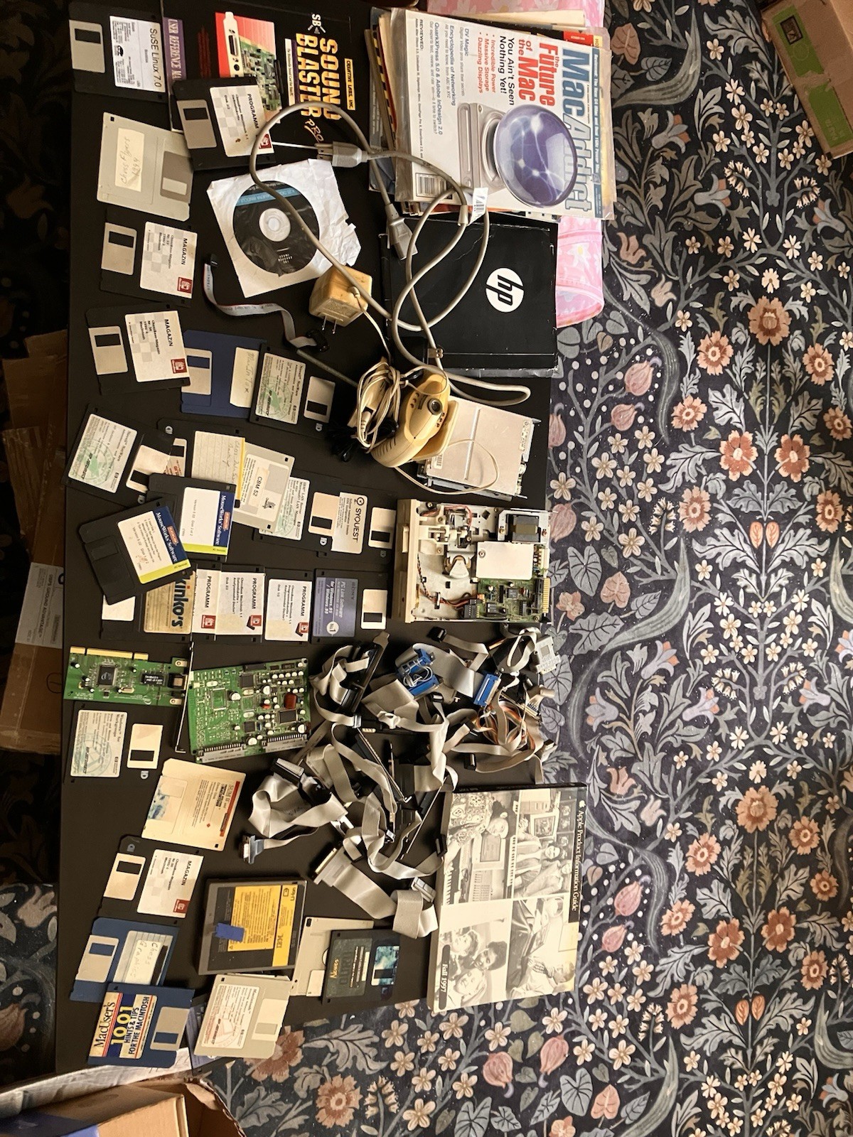computer parts lot