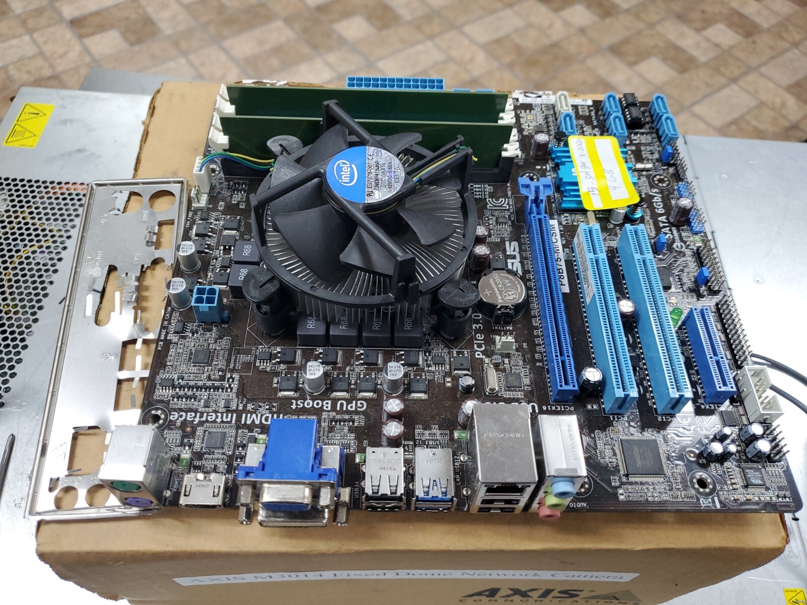 ASUS P8B75-M/CSM  INTEL CORE i5-3470 3.20GHz 4GB DESKTOP MOTHERBOARD