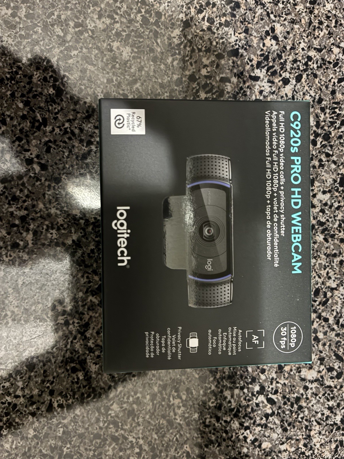 Authentic Logitech C920s Pro HD 1080p Webcam w/ Privacy Shutter (960-001257) NEW